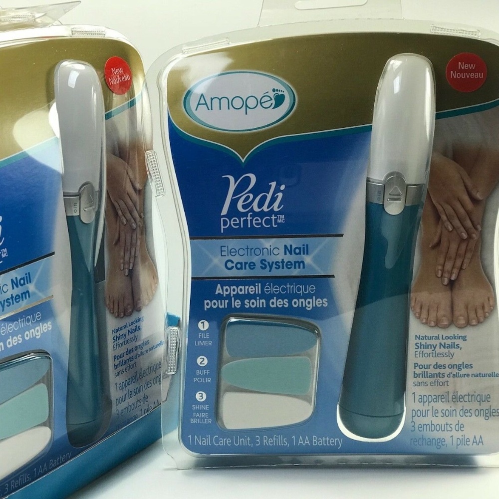New AMOPE Pedi Perfect Electonic Nail Care System